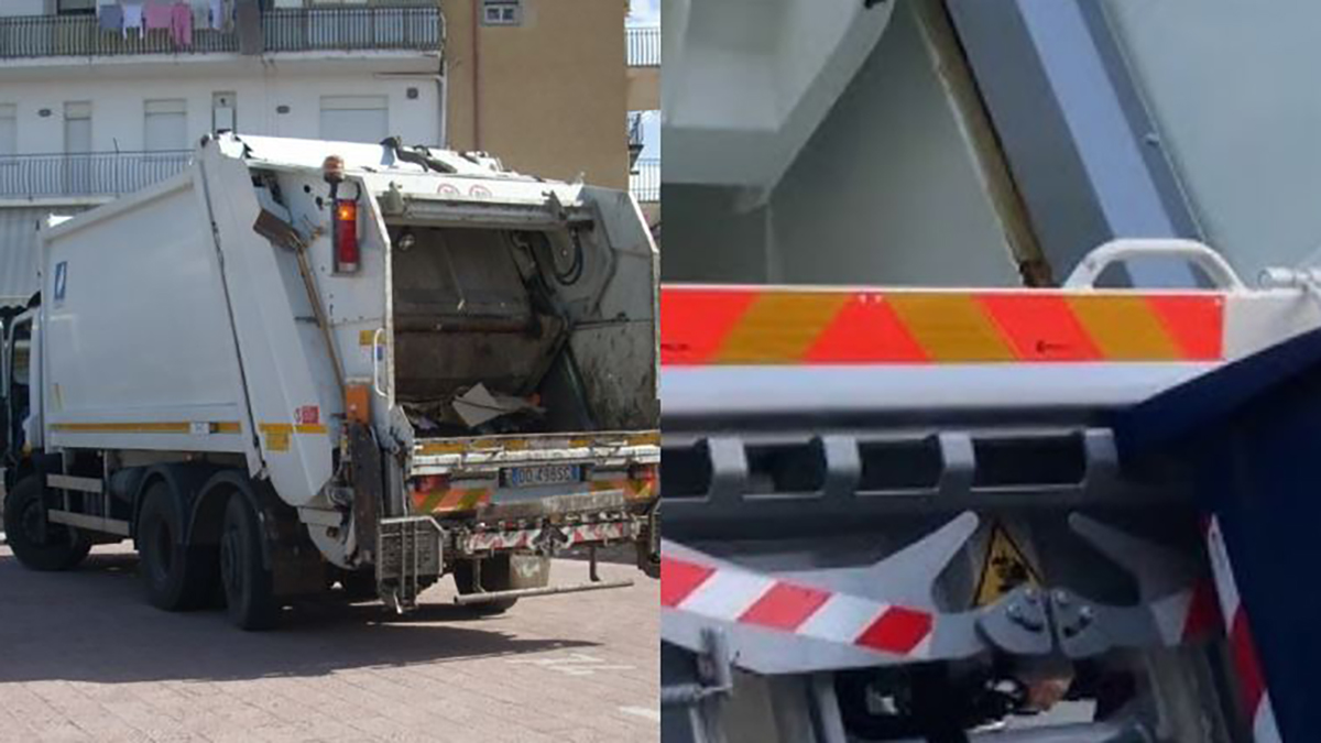 Tragedia sfiorata da Tvzap.it tragedia sfiorata all alba rischia di essere schiacciato nel compattatore dei rifiuti com è successo