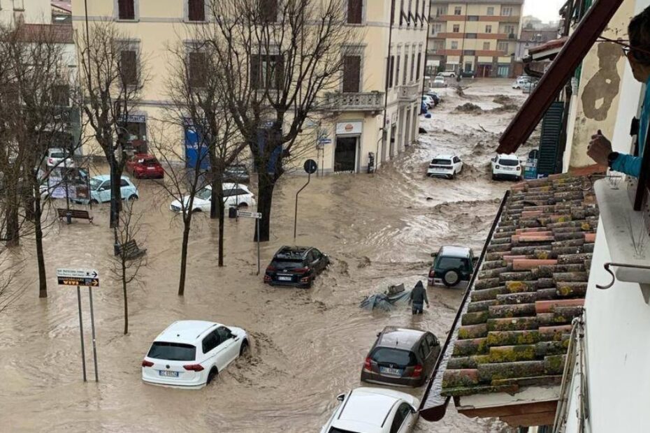 Rimaggio esonda Sesto Fiorentino