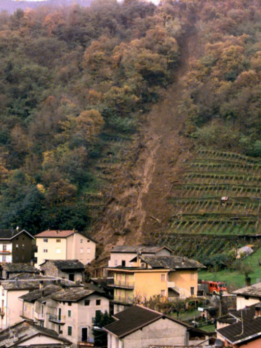Maltempo in Valtellina, a rischio la frana di Scaiun: 150 persone evacuate