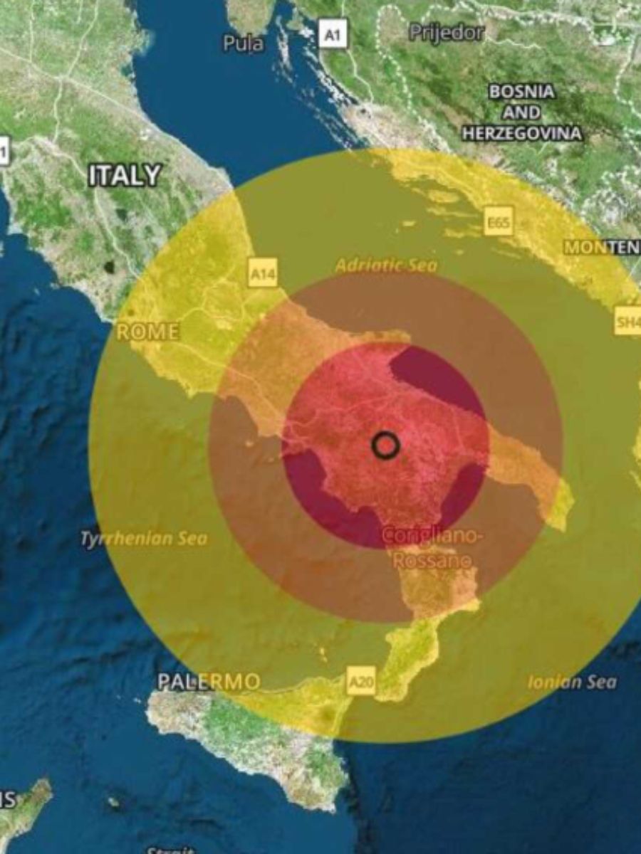 Terremoto a Potenza oggi di magnitudo 4.2