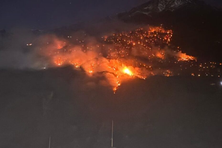 Incendio Val Venosta