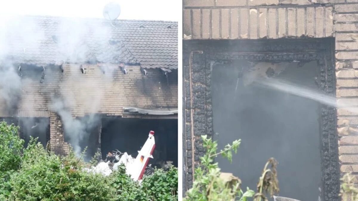 aereo si schianta contro un abitazione ci sono morti da Tvzap.it aereo si schianta contro un abitazione ci sono morti