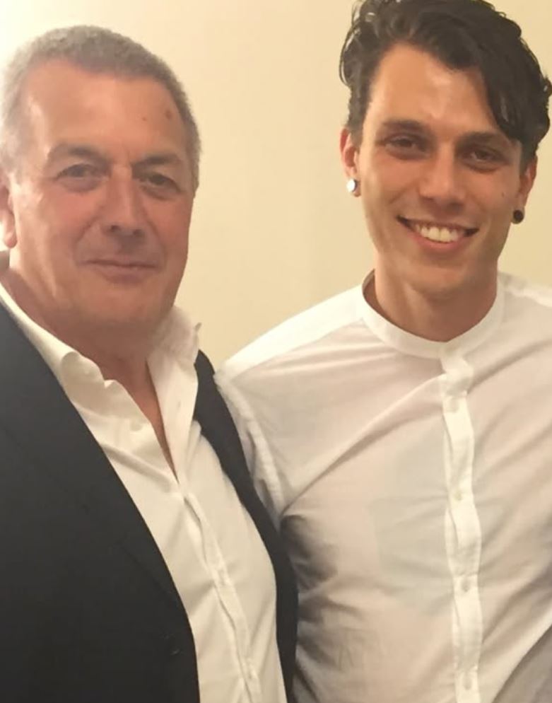 Daniele Paudice con il padre