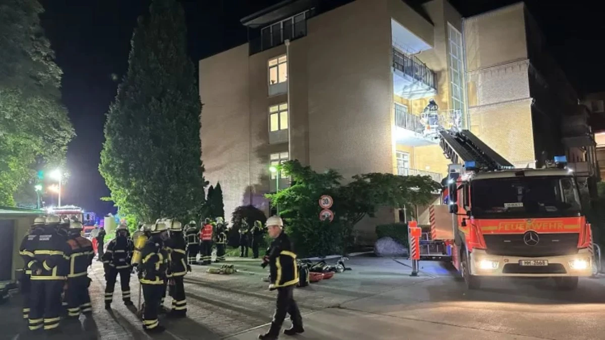 incendio in ospedale