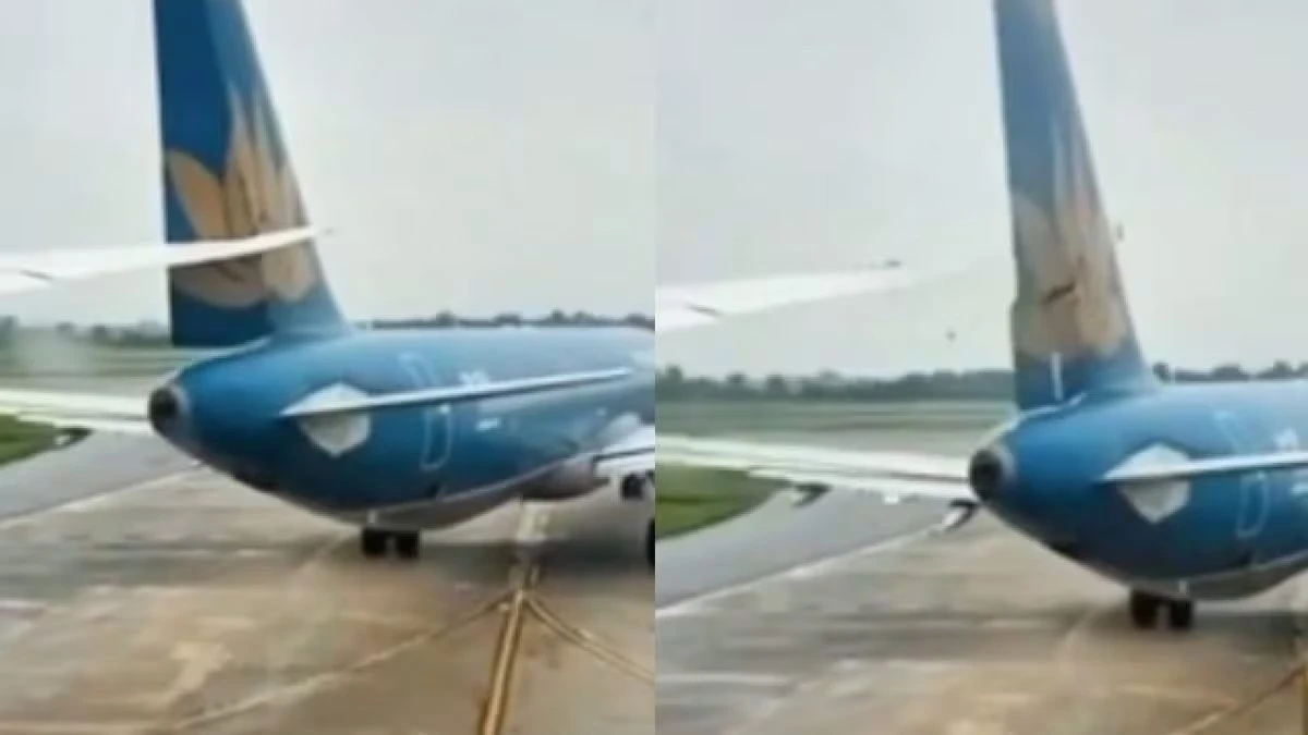 panico in aeroporto collisione tra due aerei durante il decollo video