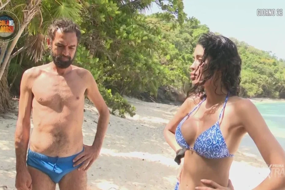 isola famosi dino tensione naufraga