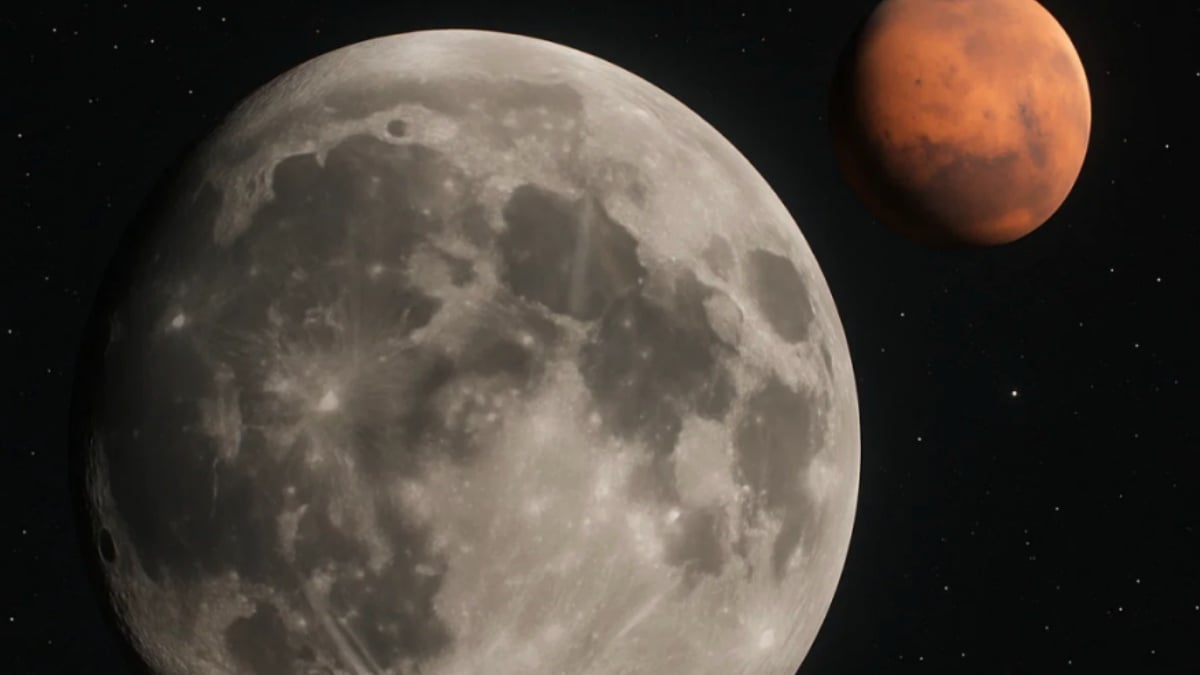 Oggi 29 Giugno il ‘bacio’ tra la luna e Marte: a che ora vederlo e come Oggi 29 Giugno il ‘bacio’ tra la luna e Marte: a che ora vederlo e come