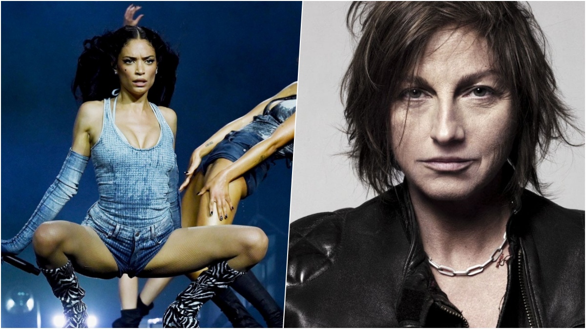 elodie infiamma san siro ma il duetto con gianna nannini divide