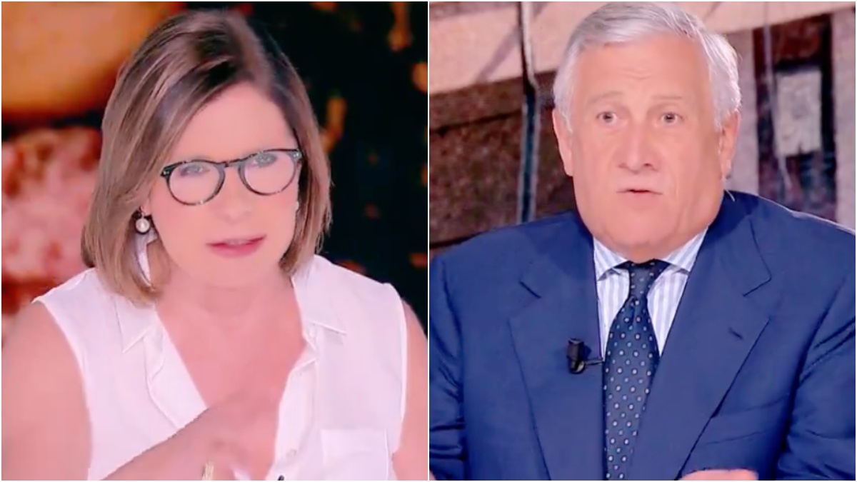 Tajani Berlinguer, alta tensione in diretta: “Non accetto lezioni” Tajani Berlinguer, alta tensione in diretta: “Non accetto lezioni”