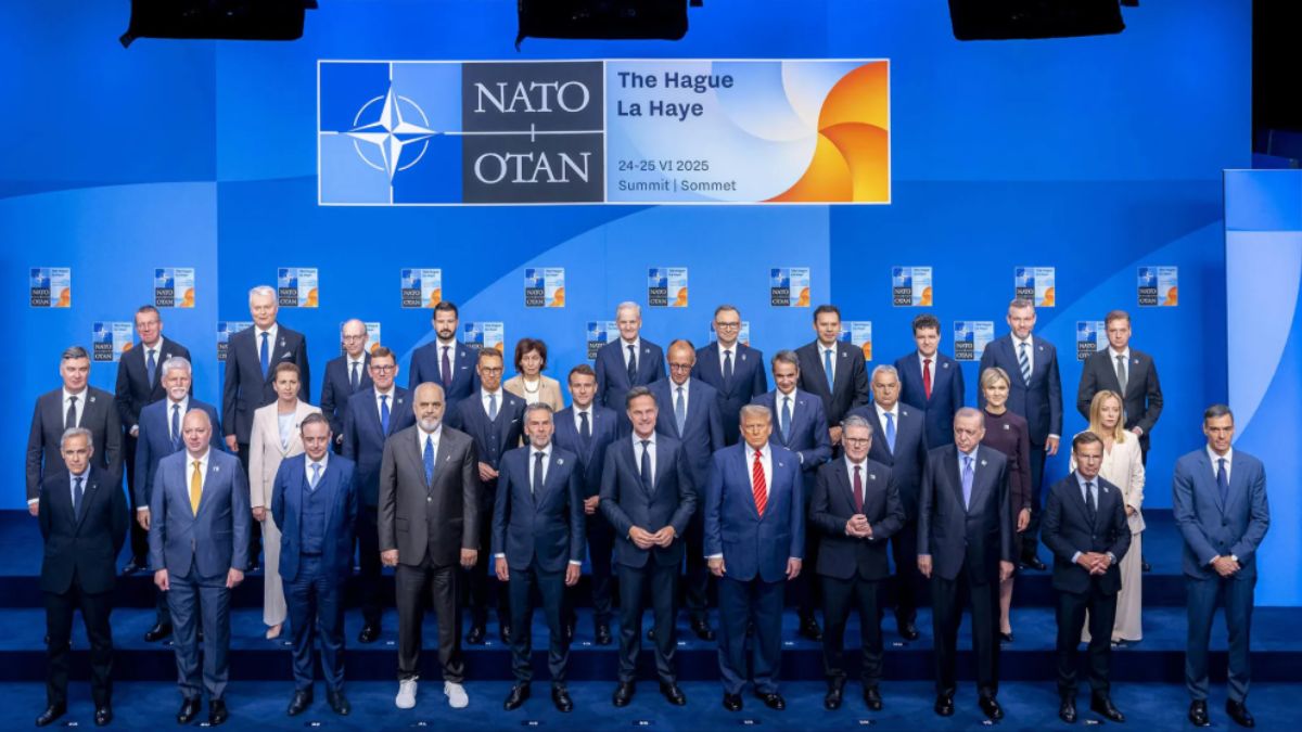 Vertice Nato, il dettaglio su Giorgia Meloni scatena la bufera Vertice Nato, il dettaglio su Giorgia Meloni scatena la bufera