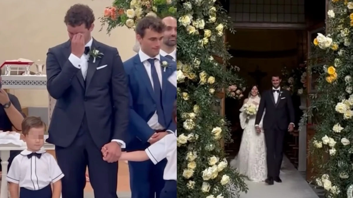 matrimonio da favola per la famosa di canale 5 tre cambi d8217abito e il si in lacrime