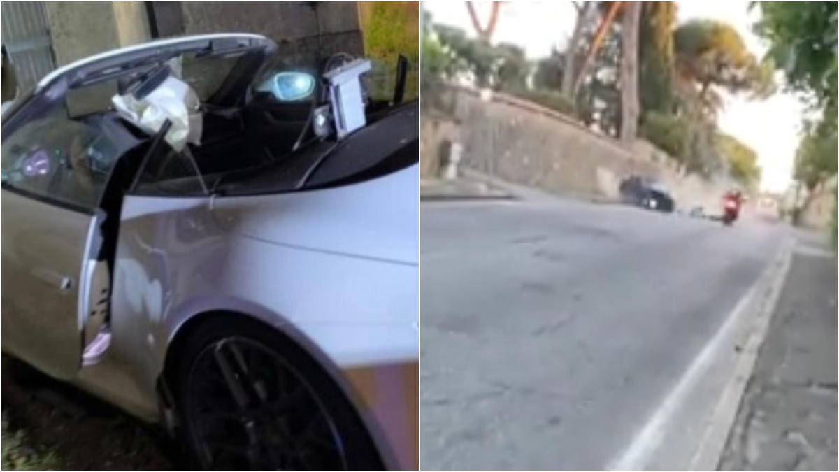 Con la Porsche si schianta a tutta velocità contro un’auto: poi accade l’impensabile Con la Porsche si schianta a tutta velocità contro un’auto: poi accade l’impensabile