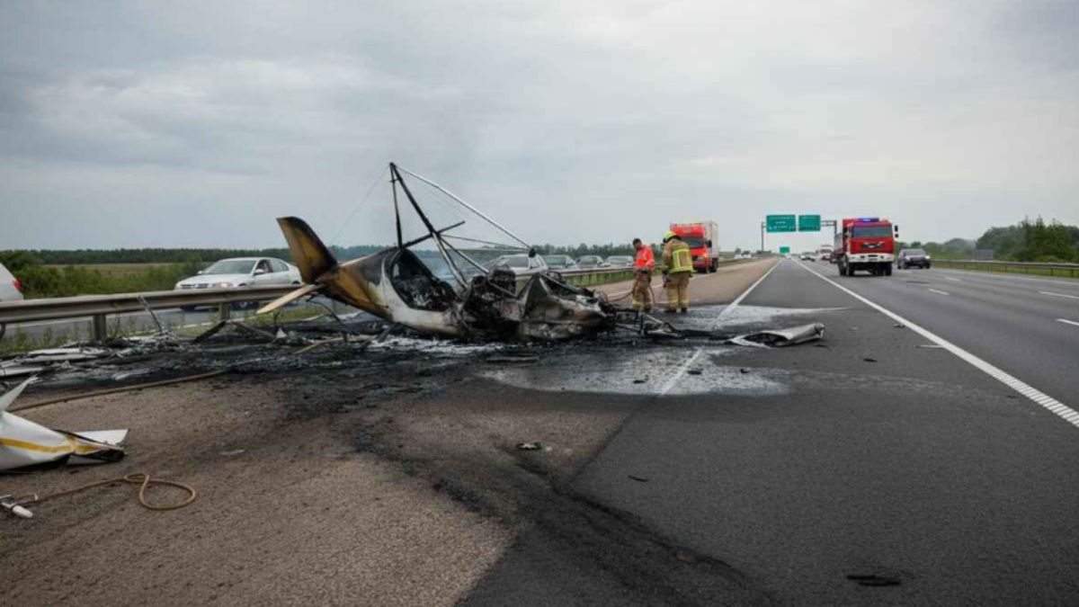 ultraleggero precipitato sull8217autostrada la scoperta sulla vittima chi era