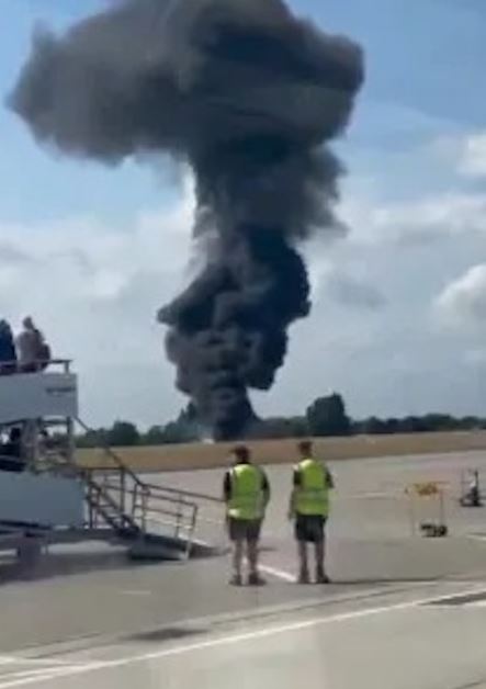 aereo precipitato a Londra