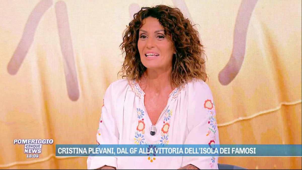 Cristina Plevani, a “Pomeriggio 5” l’amara ammissione dopo “l’Isola dei Famosi” Cristina Plevani, a “Pomeriggio 5” l’amara ammissione dopo “l’Isola dei Famosi”