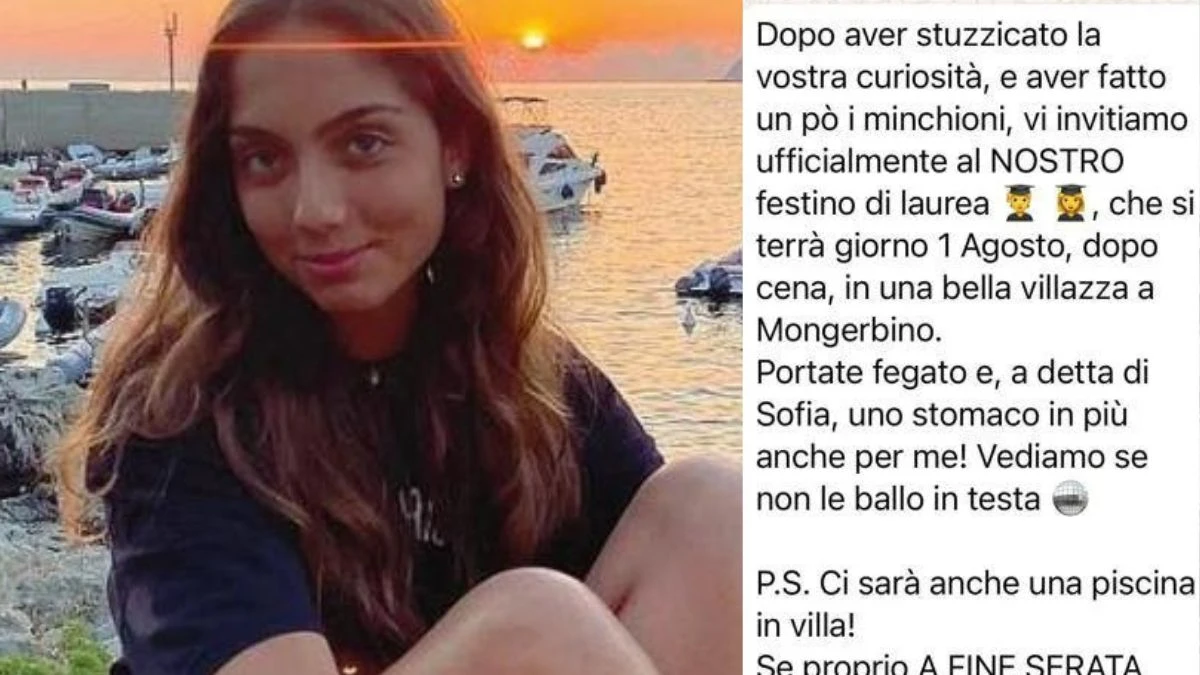Simona Cinà, l’inquietante presagio sulla piscina nell’invito