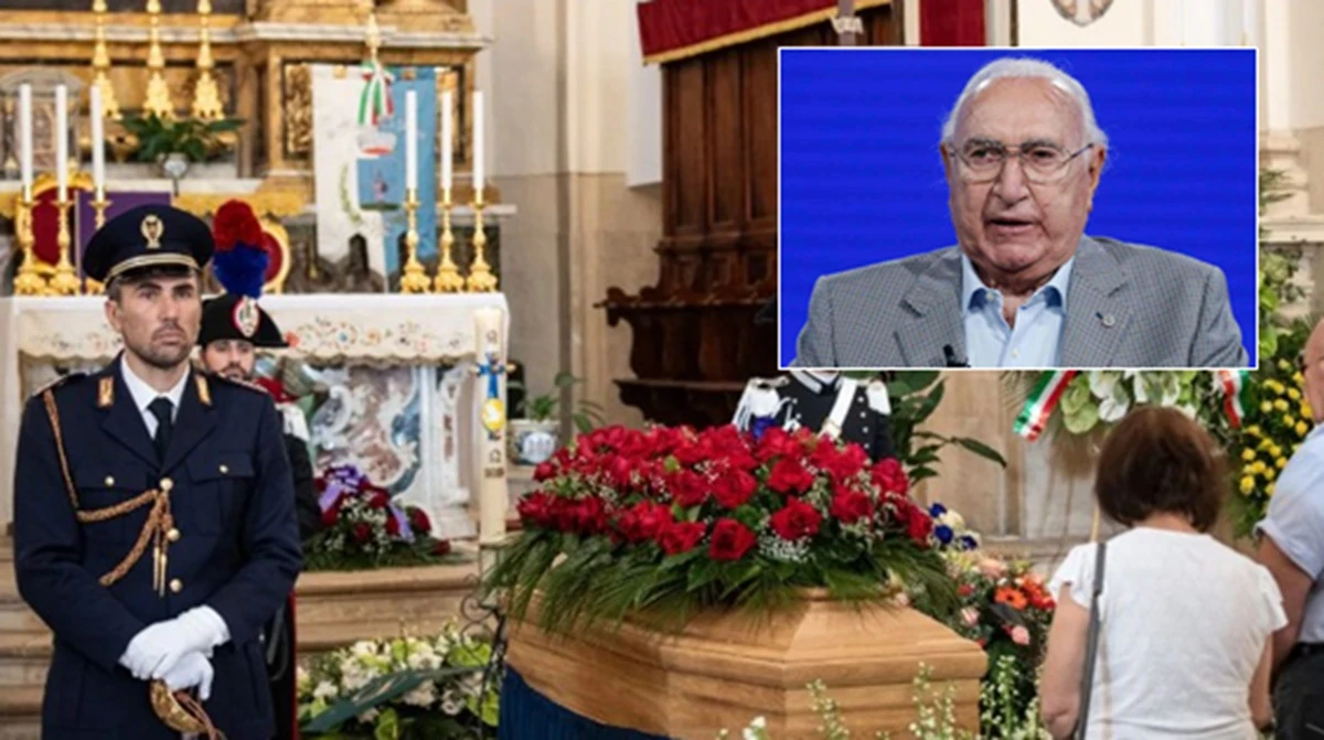pippo baudo il funerale dei grandi assenti social scatenati e polemiche da salotto