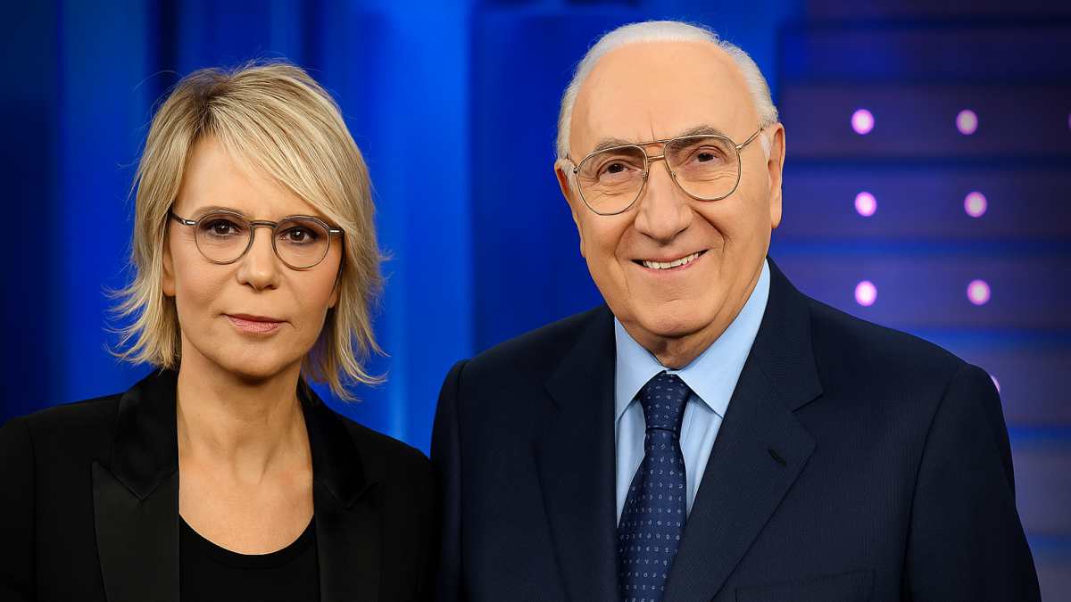 pippo baudo l8217omaggio di maria de filippi sui social con le parole di enrico mentana