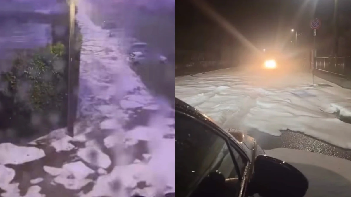 maltempo fiumi di grandine si abbattono sull8217italia le immagini sono impressionanti video