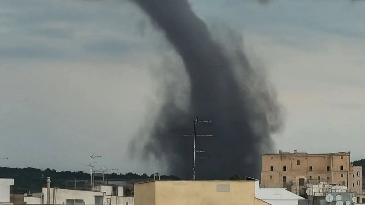 Spaventosa tromba d’aria in Italia: grandine e tanta acqua (VIDEO)