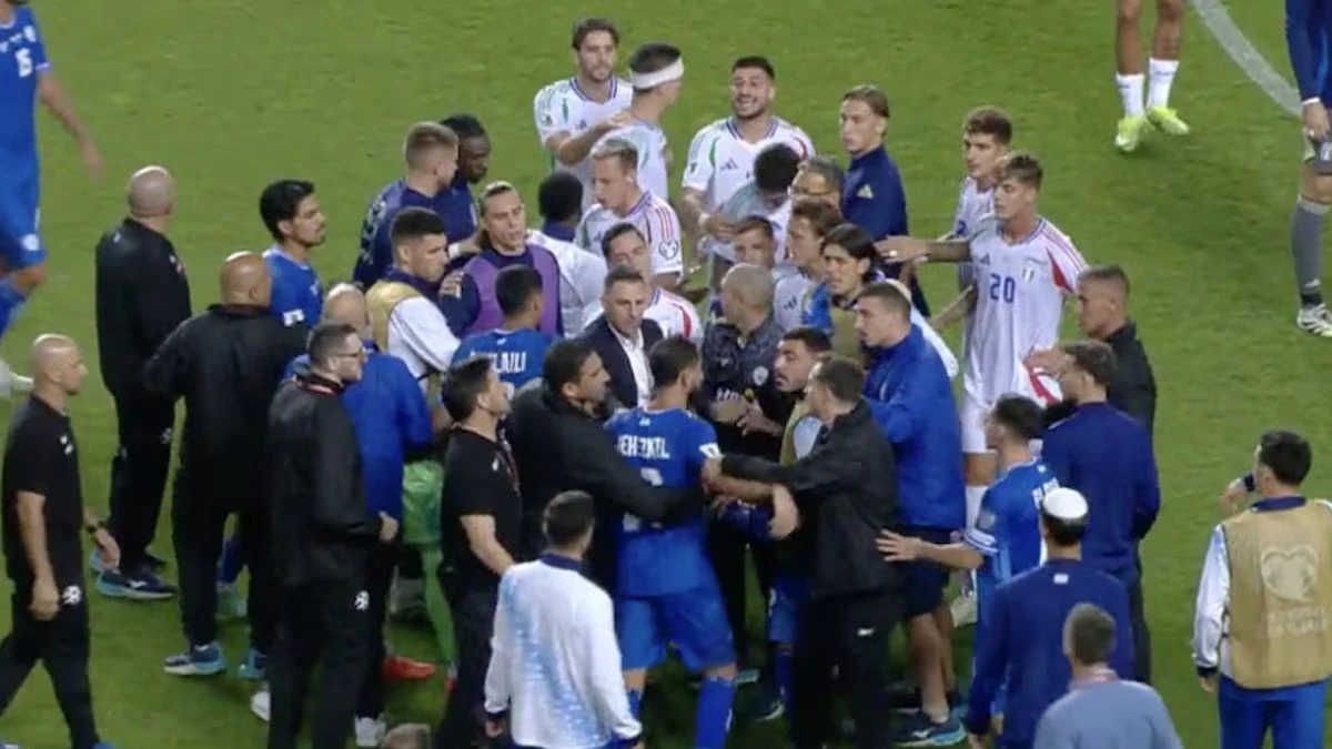 rissa in campo tra israele e italia cos8217232 successo dopo la partita l8217accusa