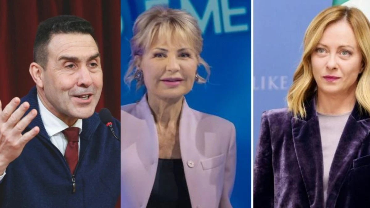 solo f attacco a meloni e vannacci 232 caos nello studio di lilli gruber video