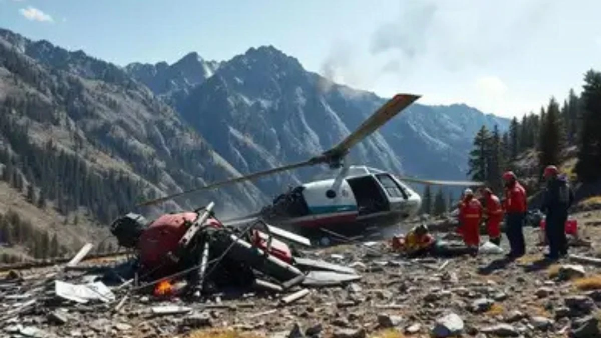 tragedia in volo elicottero governativo precipita nessun sopravvissuto