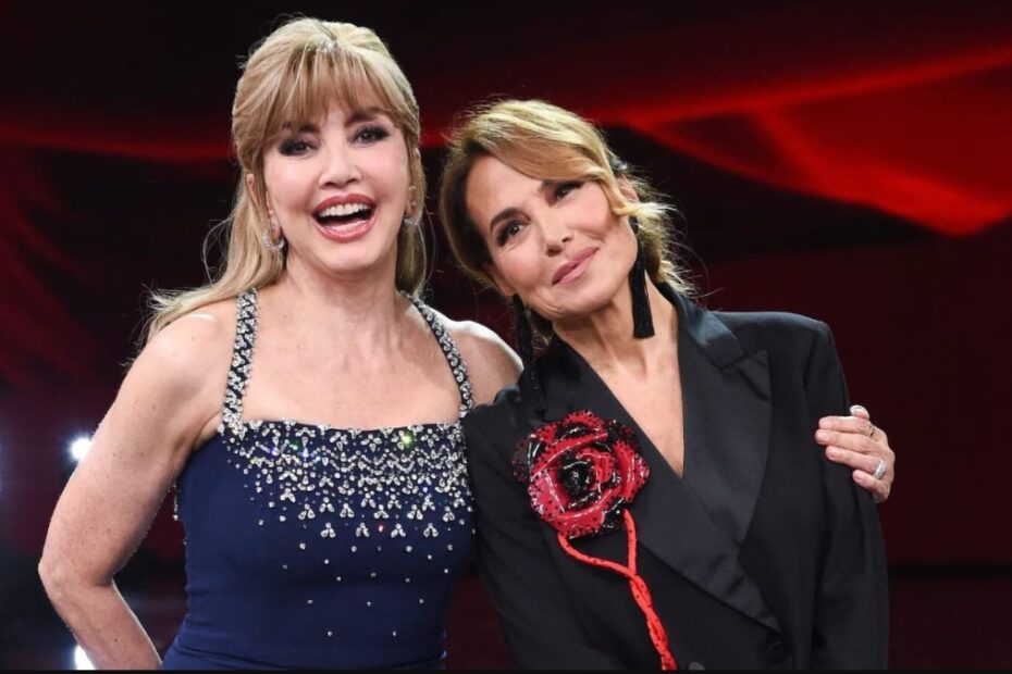 barbara d'urso con milly carlucci