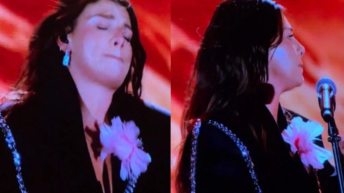 emma marrone lacrime e battute a napoli il concerto si trasforma in una soap