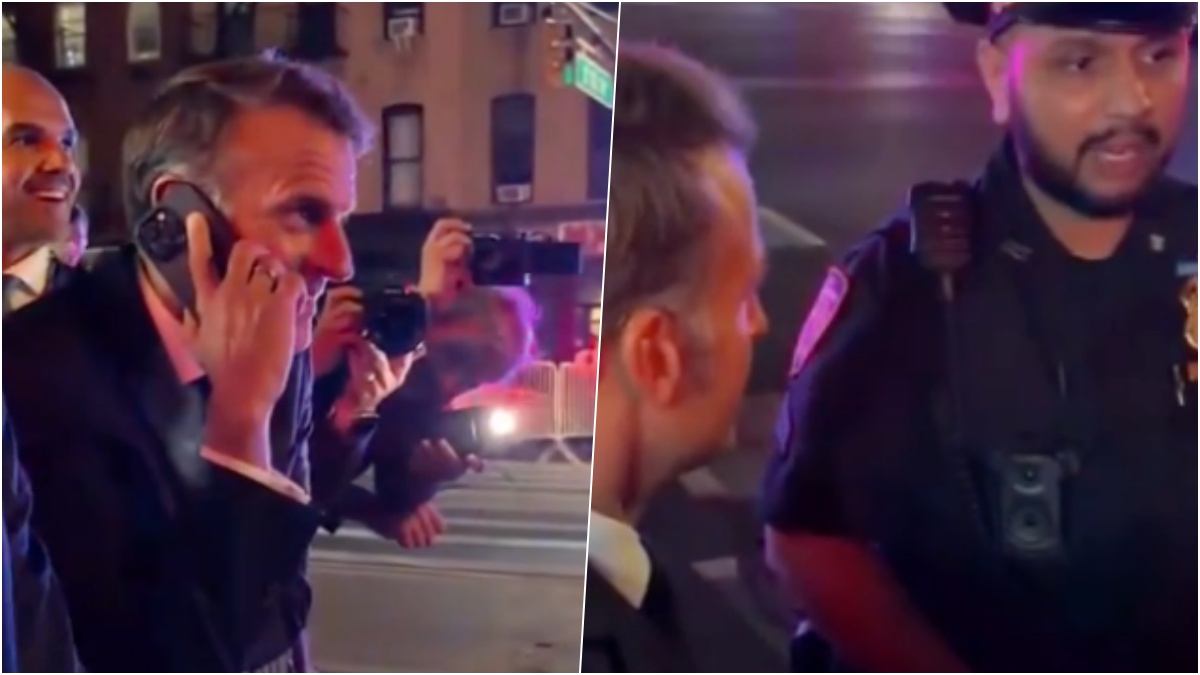 macron viene fermato dalla polizia poi telefona a trump cos8217233 successo