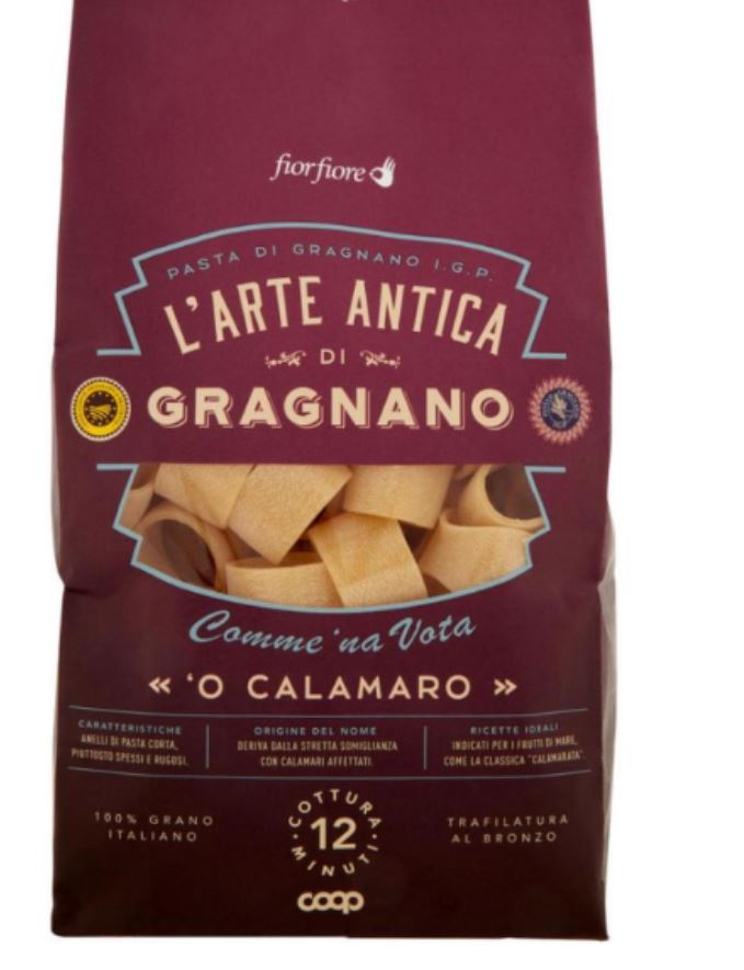 Pasta di Gragnano, richiamo alimentare della Coop