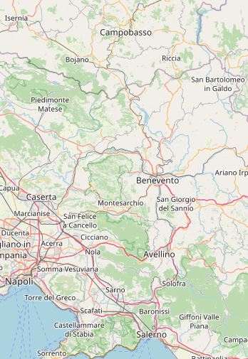 Terremoto nel Sannio, Benevento