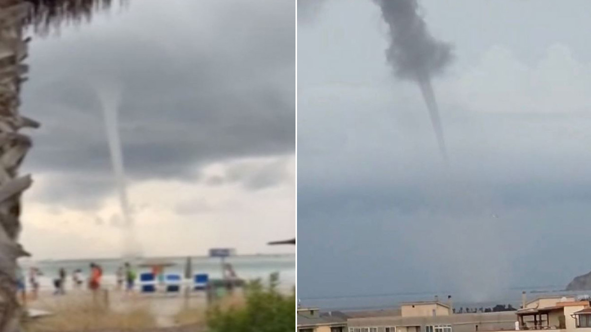 Spaventosa tromba d’aria, persone in fuga: le immagini impressionanti (VIDEO)