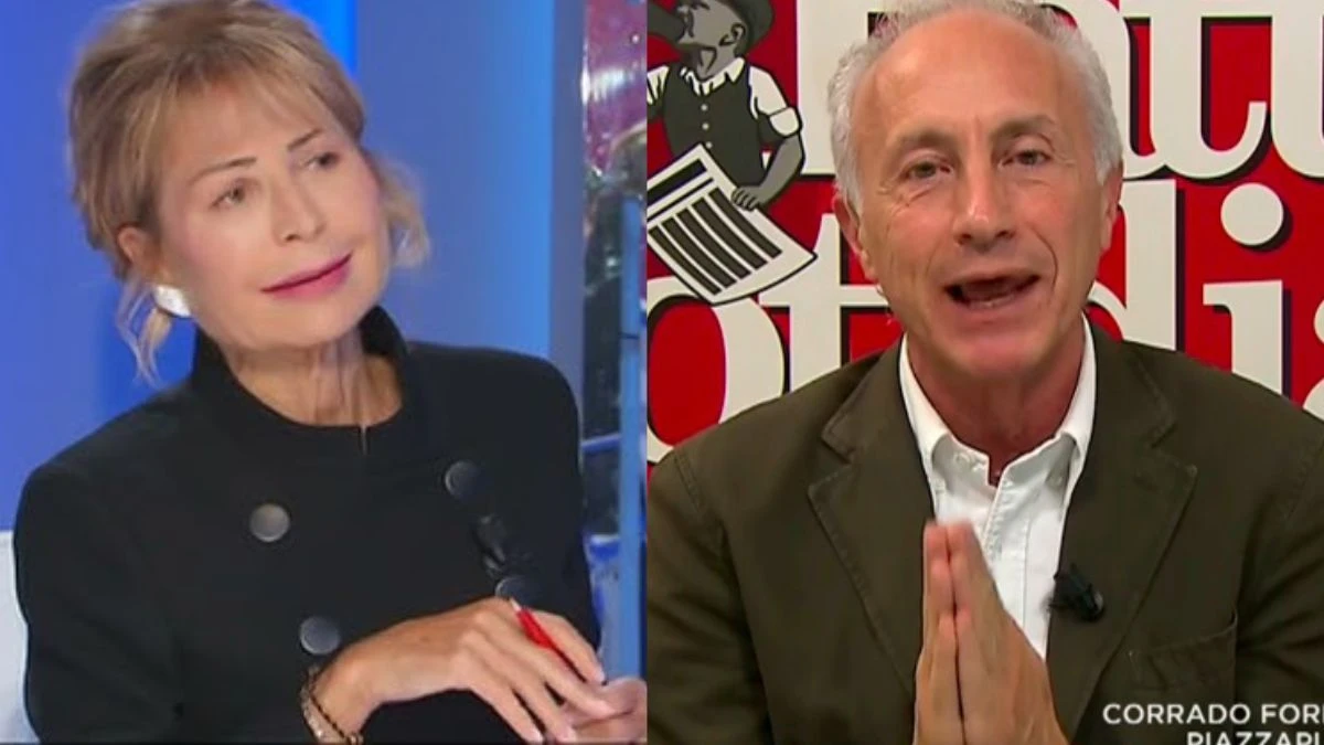 hai studiato la storia su topolino travaglio contro il big del giornalismo gruber incredula video