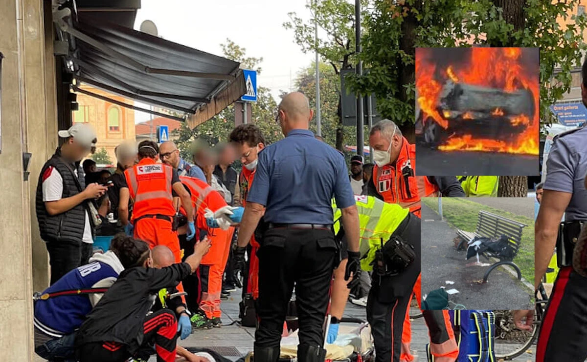 Orrore in centro, volano coltellate, poi la benzina e il fuoco: la scoperta shock dei soccorritori Orrore in centro, volano coltellate, poi la benzina e il fuoco: la scoperta shock dei soccorritori