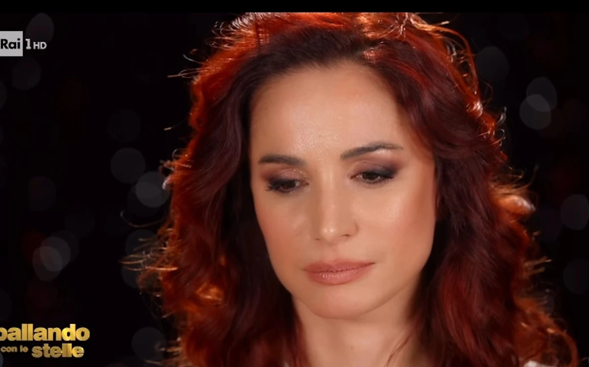 Andrea Delogu durante una performance a Ballando con le stelle