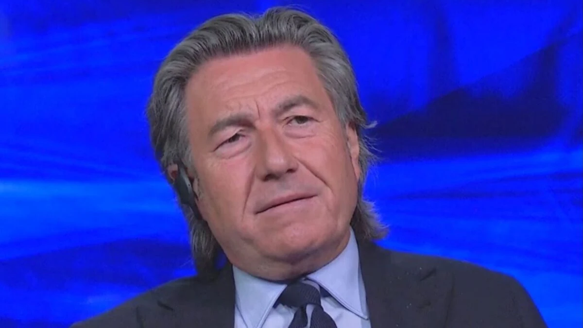 L'avvocato Antonio De Rensis interviene durante la trasmissione sul caso Garlasco