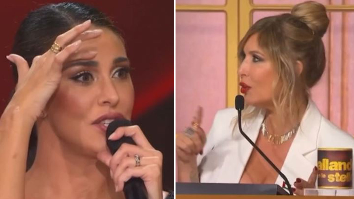 sono 25 anni lucarelli vs belen il sassolino tolto in diretta scintille a ballando