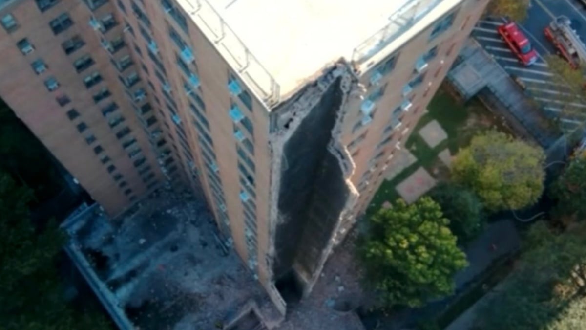 dramma in citt224 il palazzo crolla e si sgretola la notizia appena arrivata