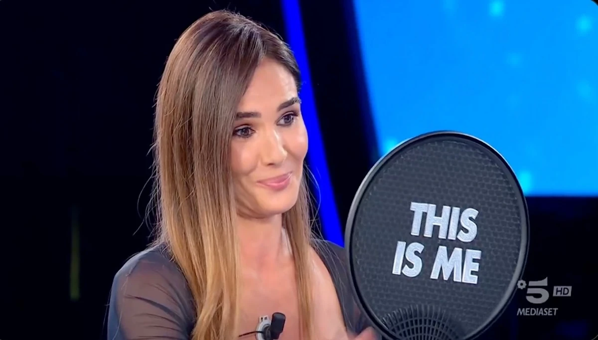 Silvia Toffanin durante la conduzione di This is me