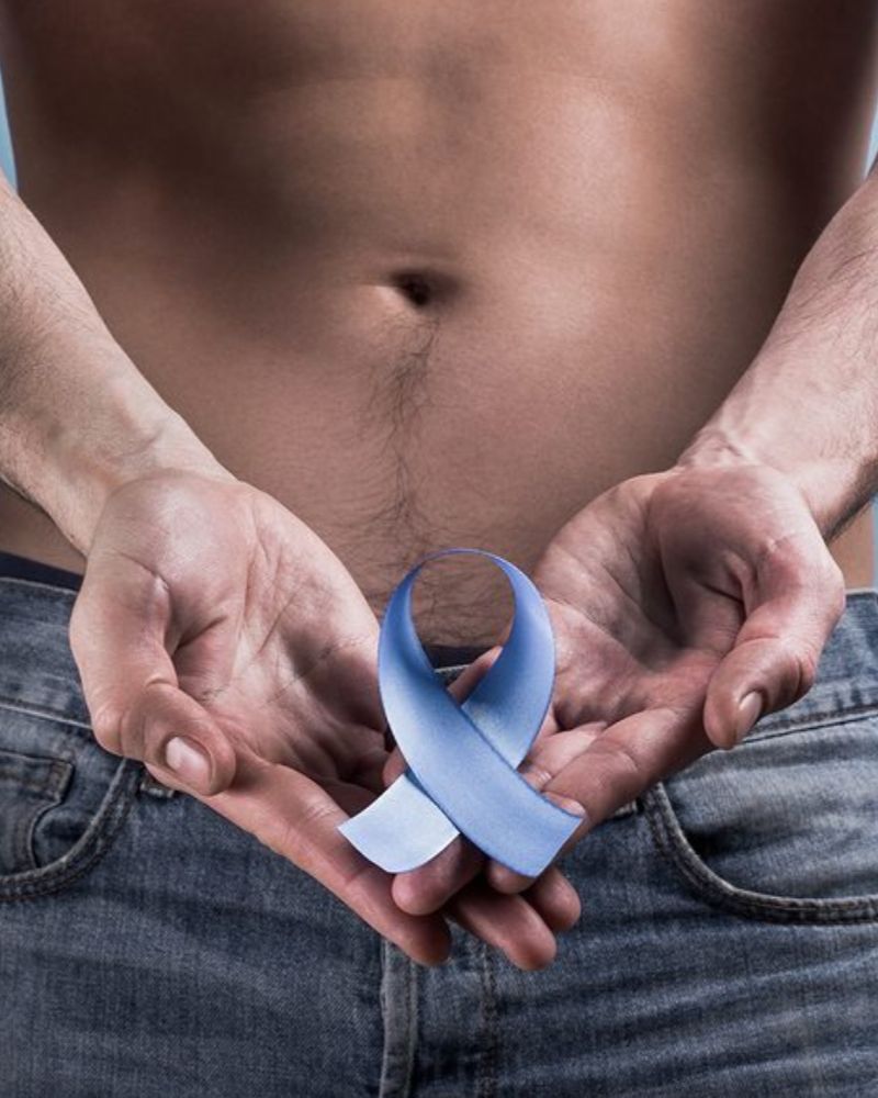 Simbolo della prevenzione contro il tumore alla prostata