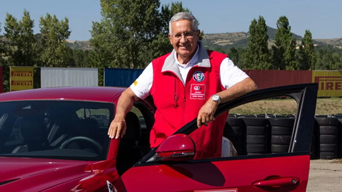 Andrea de Adamich in azione durante una gara degli anni Settanta