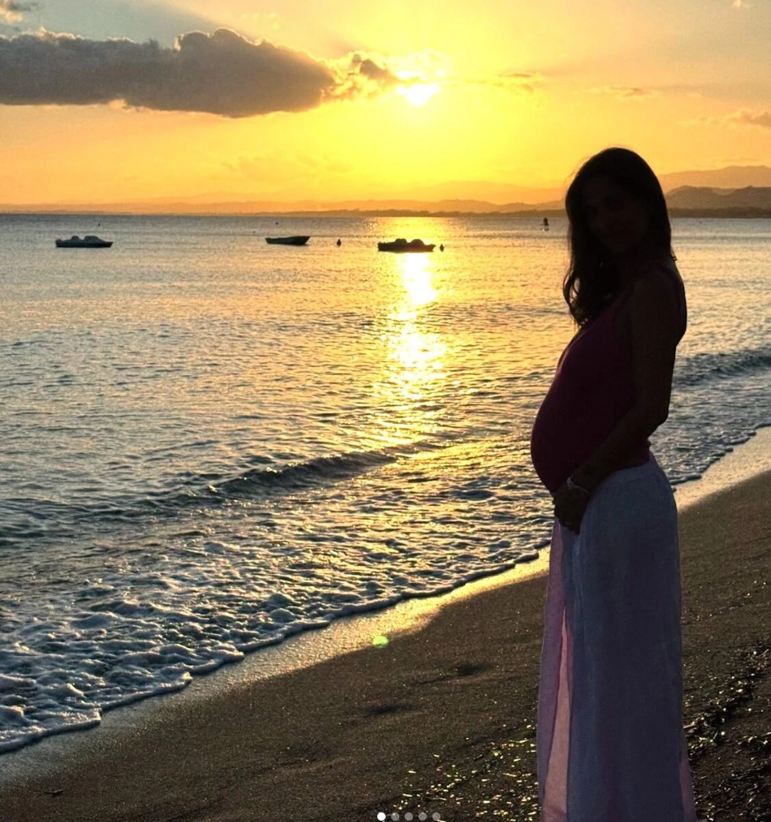 Roberta Morise annuncia la nascita di Geremia con una foto tenerissima della manina del neonato