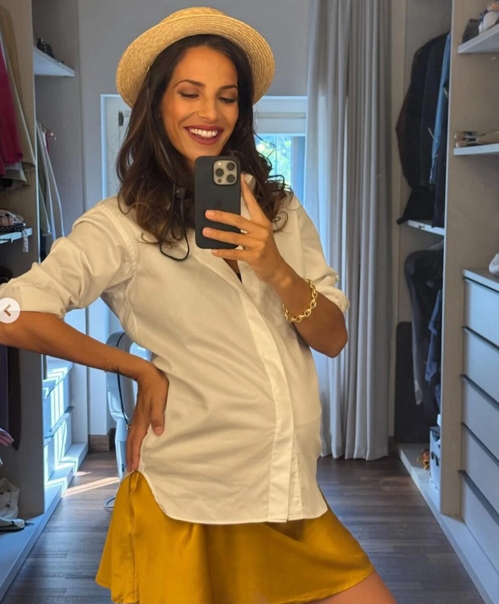 Il primogenito felice all'arrivo in clinica