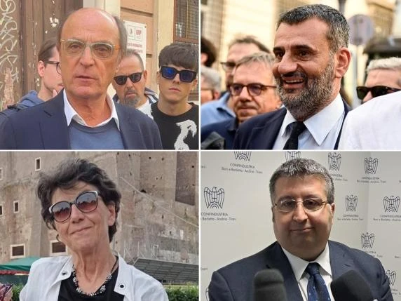 Antonio Decaro e Luigi Lobuono, principali candidati alle elezioni regionali in Puglia