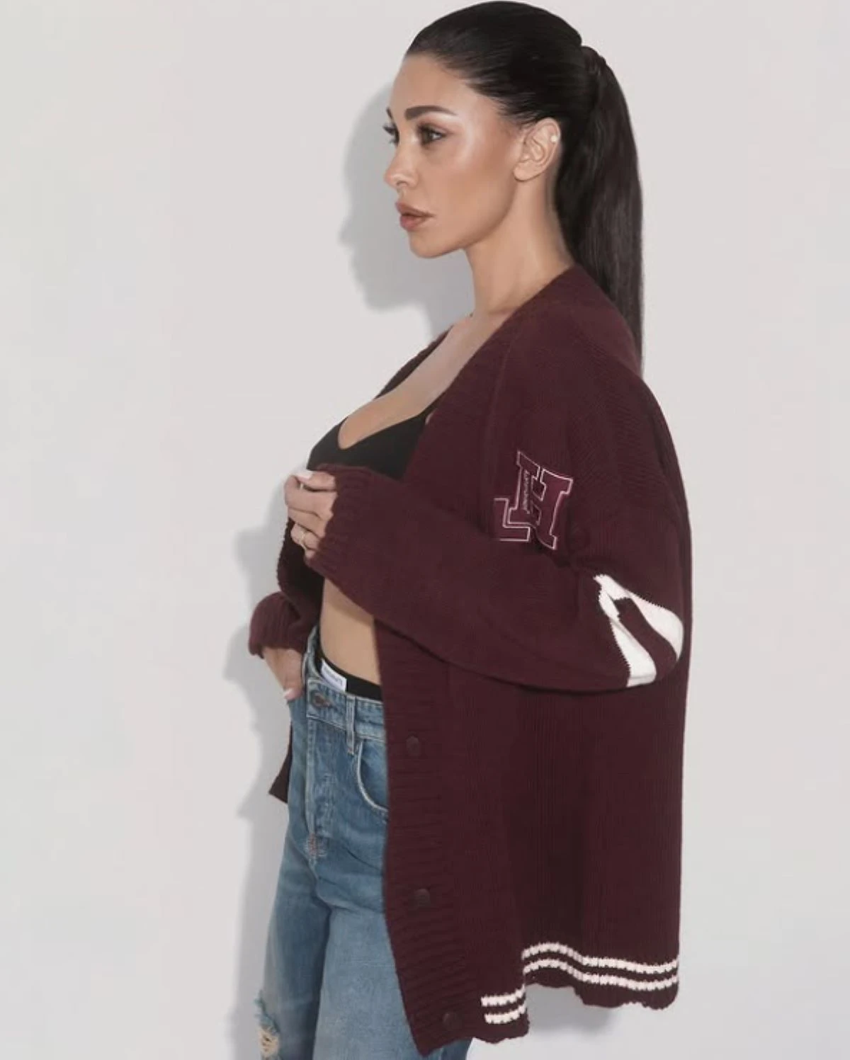 Belen Rodriguez visibilmente provata durante una diretta social