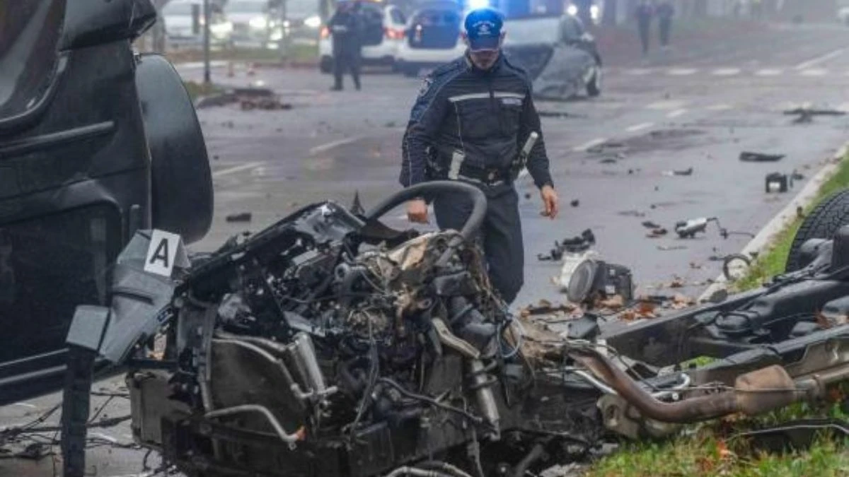 Suv Mercedes coinvolto nell'incidente a Milano