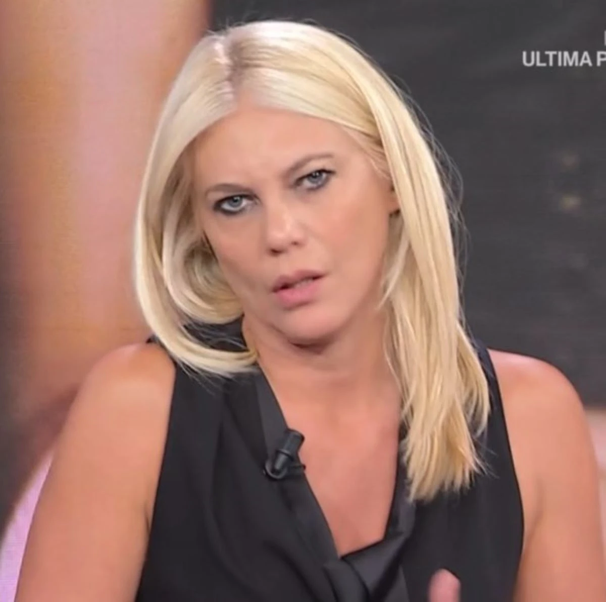 Eleonora Daniele in studio a Storie Italiane