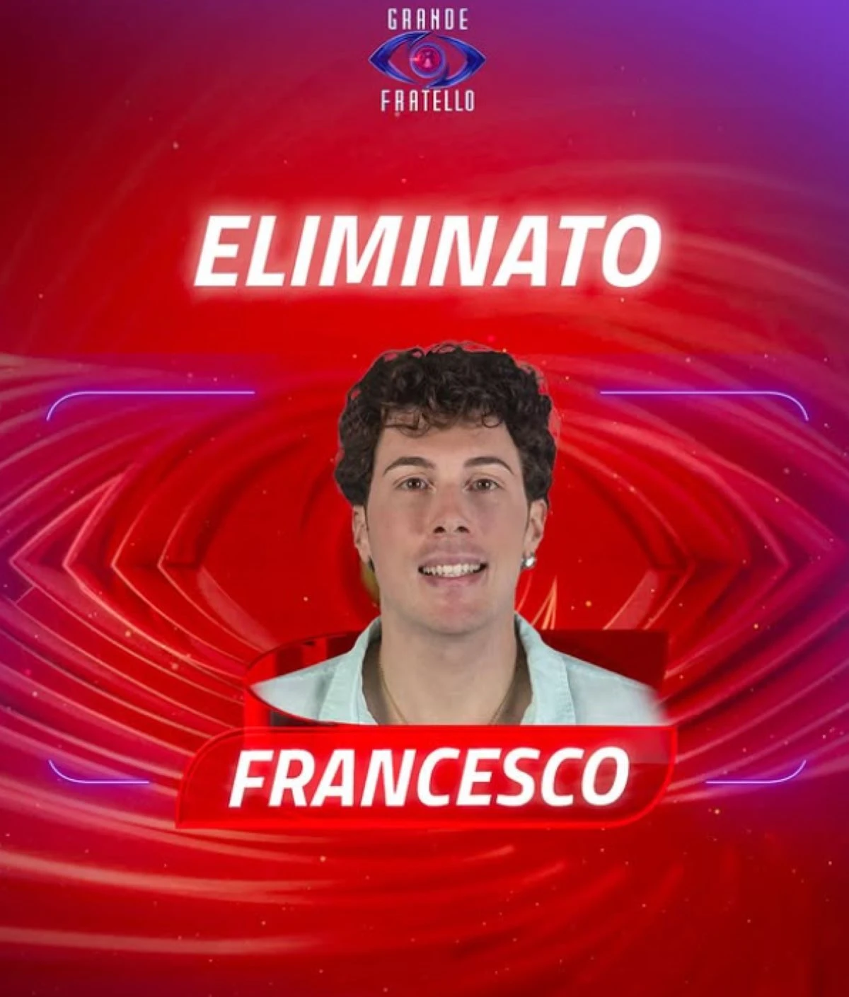 Francesco lascia la casa del Grande Fratello