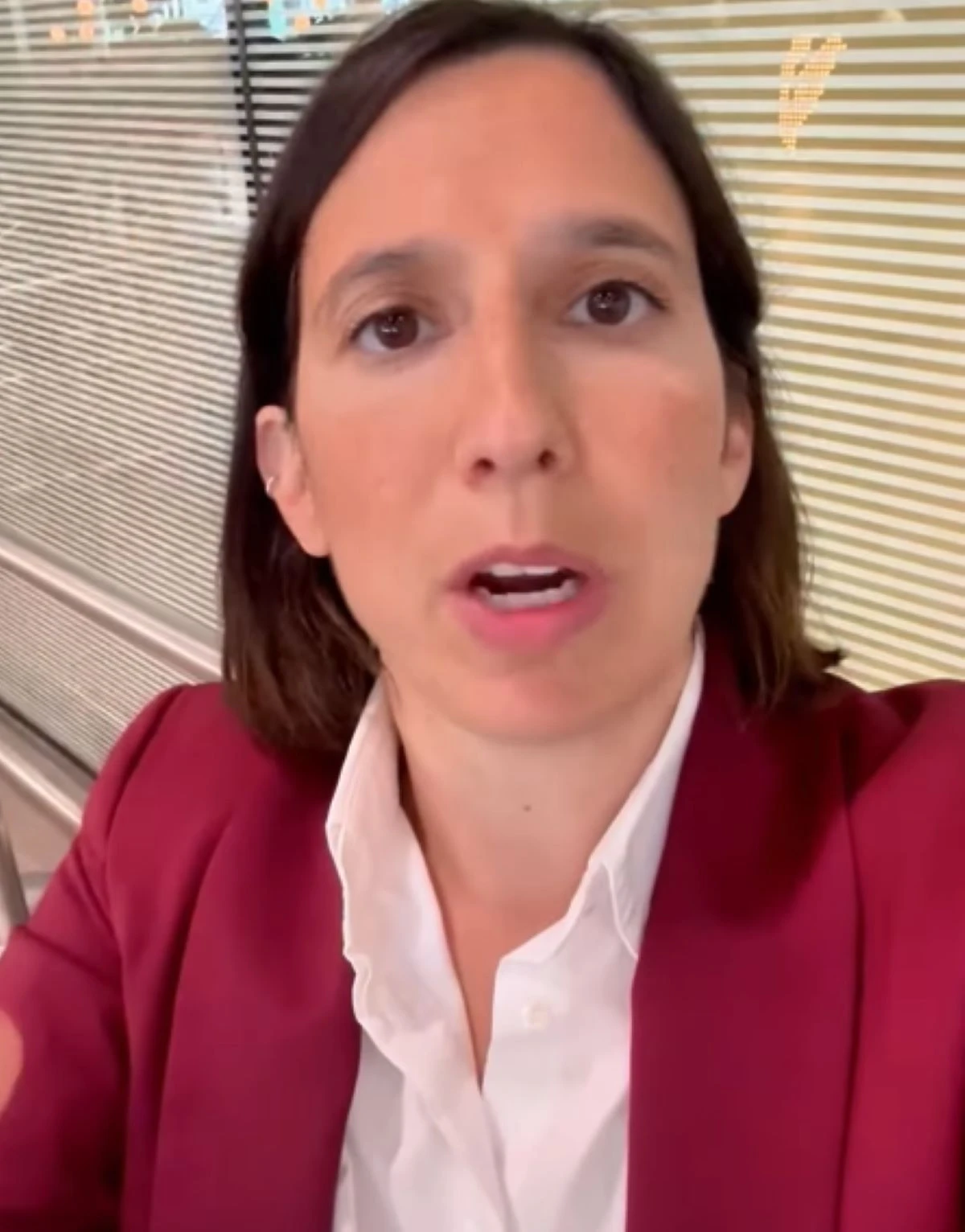 Elly Schlein a un incontro pubblico